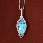 گردنبند فیروزه شجری کد 18505