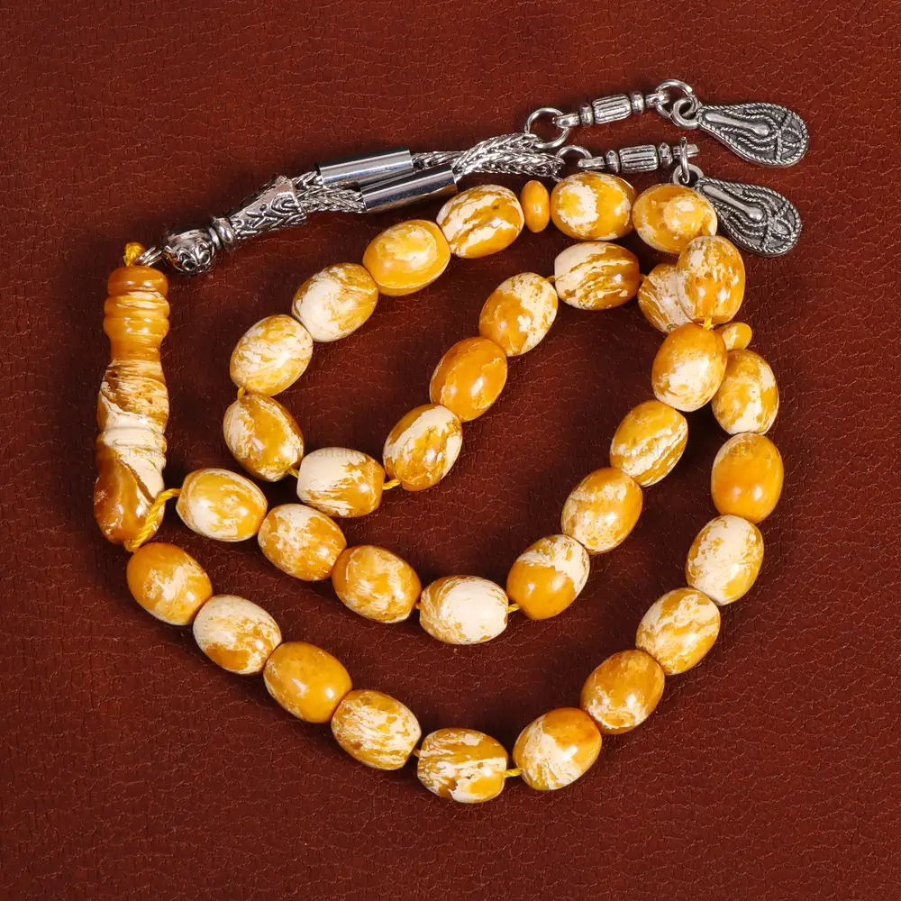 تسبیح پودر کهربا کد 18518