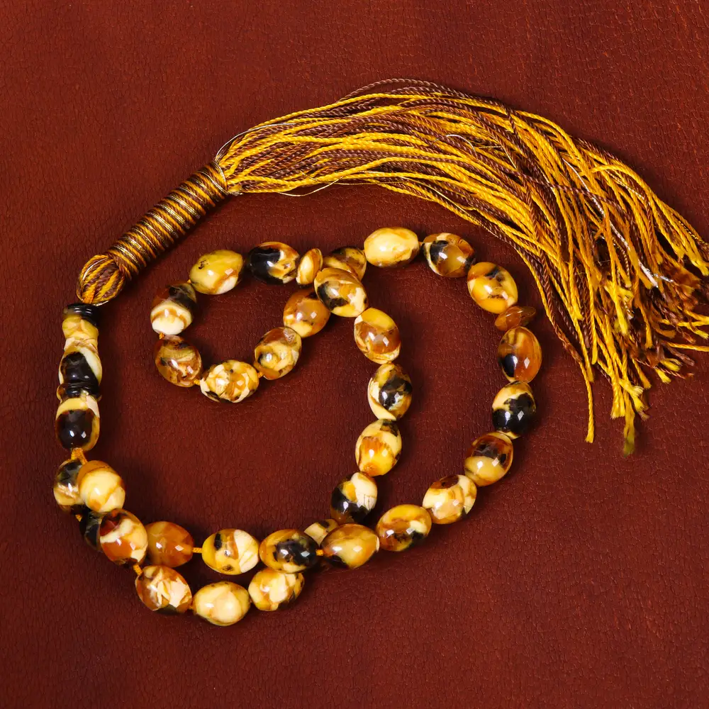 تسبیح پودر کهربا کد 18523