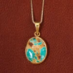 گردنبند فیروزه شجری کد 18653