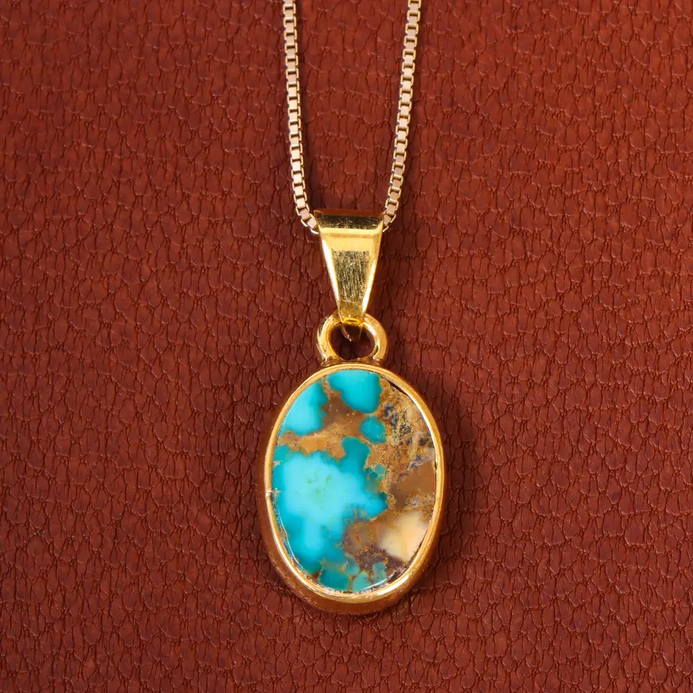 گردنبند فیروزه شجری کد 18654