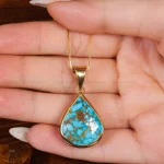 گردنبند فیروزه شجری کد 17499