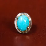 انگشتر فیروزه شجری مردانه کد 17962