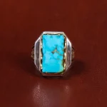 انگشتر فیروزه شجری مردانه کد 17969