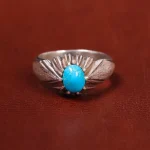 انگشتر فیروزه شجری مردانه کد 18011