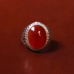 انگشتر عقیق یمن مردانه کد18027