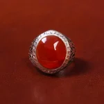 انگشتر عقیق یمن مردانه کد 18028