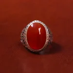 انگشتر عقیق یمن مردانه کد 18033