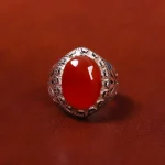 انگشتر عقیق یمن مردانه کد 18036