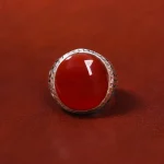 انگشتر عقیق یمن مردانه کد 18038