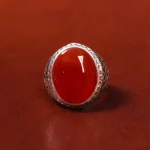 انگشتر عقیق یمن مردانه کد 18039