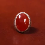 انگشتر عقیق یمن مردانه کد 18040