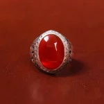 انگشتر عقیق یمن مردانه کد 18053