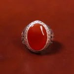 انگشتر عقیق یمن مردانه کد 18054