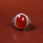 انگشتر عقیق یمن مردانه کد 18066