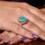 انگشتر فیروزه اسپرت کد 18150