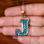 گردنبند فیروزه کوب زنانه کد 18190