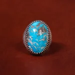 انگشتر فیروزه شجری مردانه کد 18289