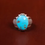 انگشتر فیروزه شجری مردانه کد 18292