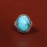 انگشتر فیروزه شجری مردانه کد 18384