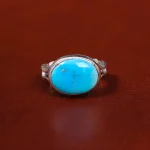 انگشتر فیروزه شجری مردانه کد 18389