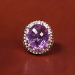 انگشتر آمیتیست مردانه کد 18428