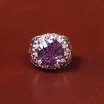 انگشتر آمیتیست مردانه کد 18432