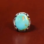 انگشتر فیروزه شجری مردانه کد 18461