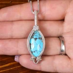 گردنبند فیروزه شجری زنانه کد 18504