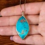 گردنبند فیروزه شجری کد 18508