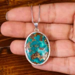 گردنبند فیروزه شجری کد 18550