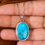 گردنبند فیروزه شجری کد 18555