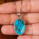 گردنبند فیروزه شجری کد 18556