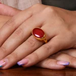 انگشتر عقیق کد 18649