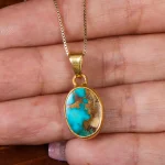 گردنبند فیروزه شجری کد 18654