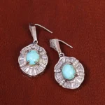 گوشواره فیروزه زنانه کد 18074