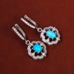 گوشواره فیروزه زنانه کد 18084