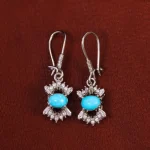 گوشواره فیروزه زنانه کد 18085