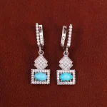 گوشواره فیروزه زنانه کد 18086