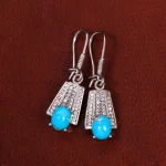 گوشواره فیروزه زنانه کد 18094