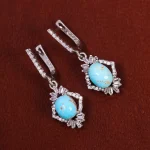 گوشواره فیروزه زنانه کد 18096