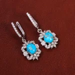 گوشواره فیروزه زنانه کد 18102