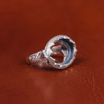 رکاب نقره مردانه کد 028