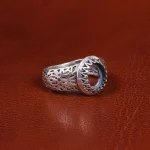 رکاب نقره مردانه کد 034