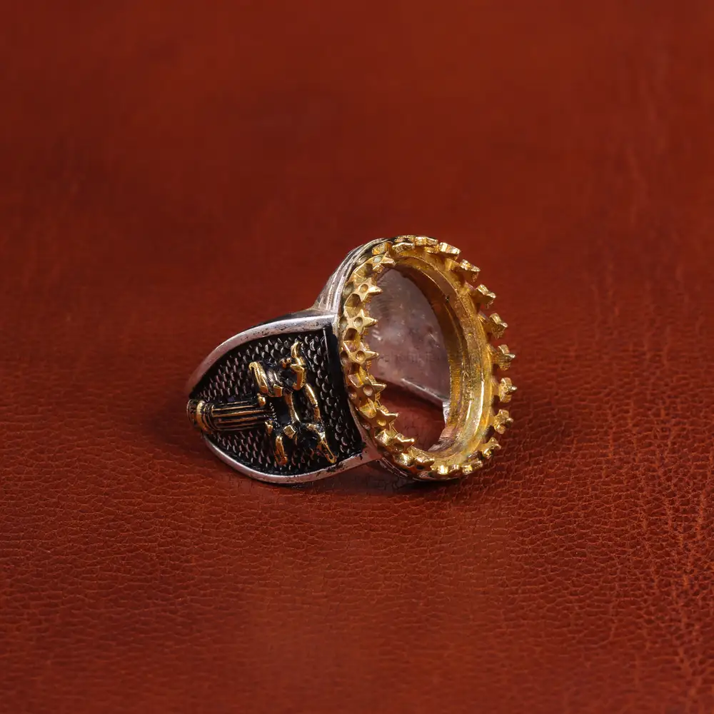 رکاب نقره مردانه کد 055