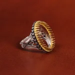 رکاب نقره مردانه کد 057