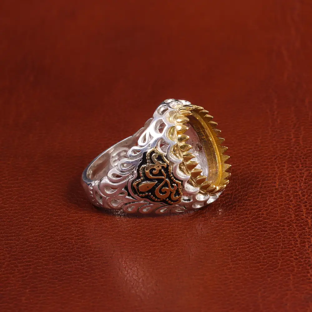 رکاب نقره مردانه