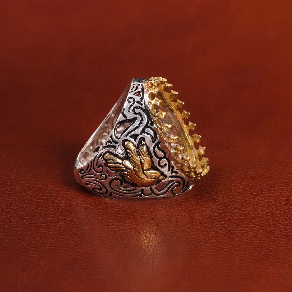 رکاب نقره مردانه