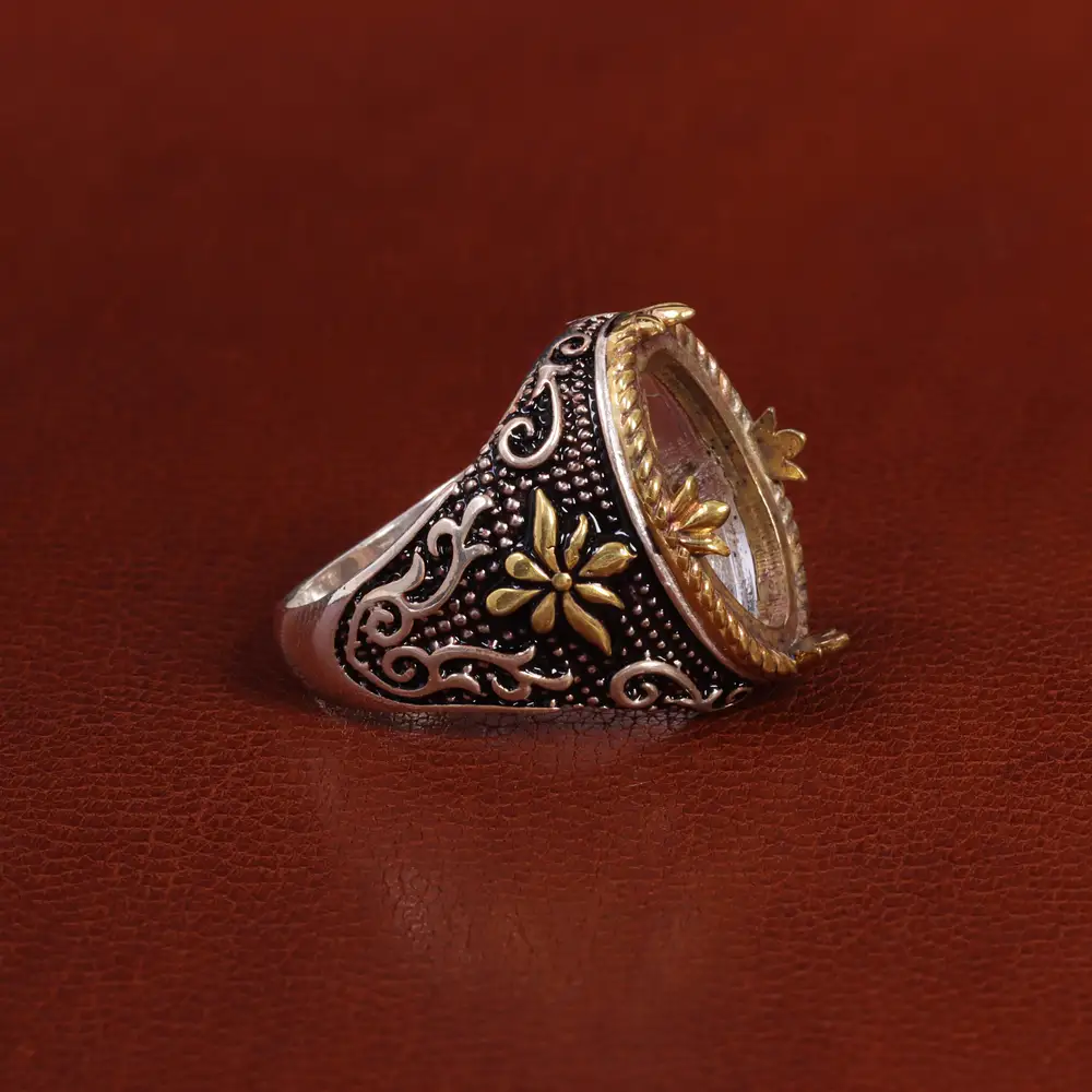 رکاب نقره انگشتر مردانه