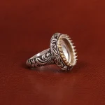 رکاب نقره انگشتر مردانه